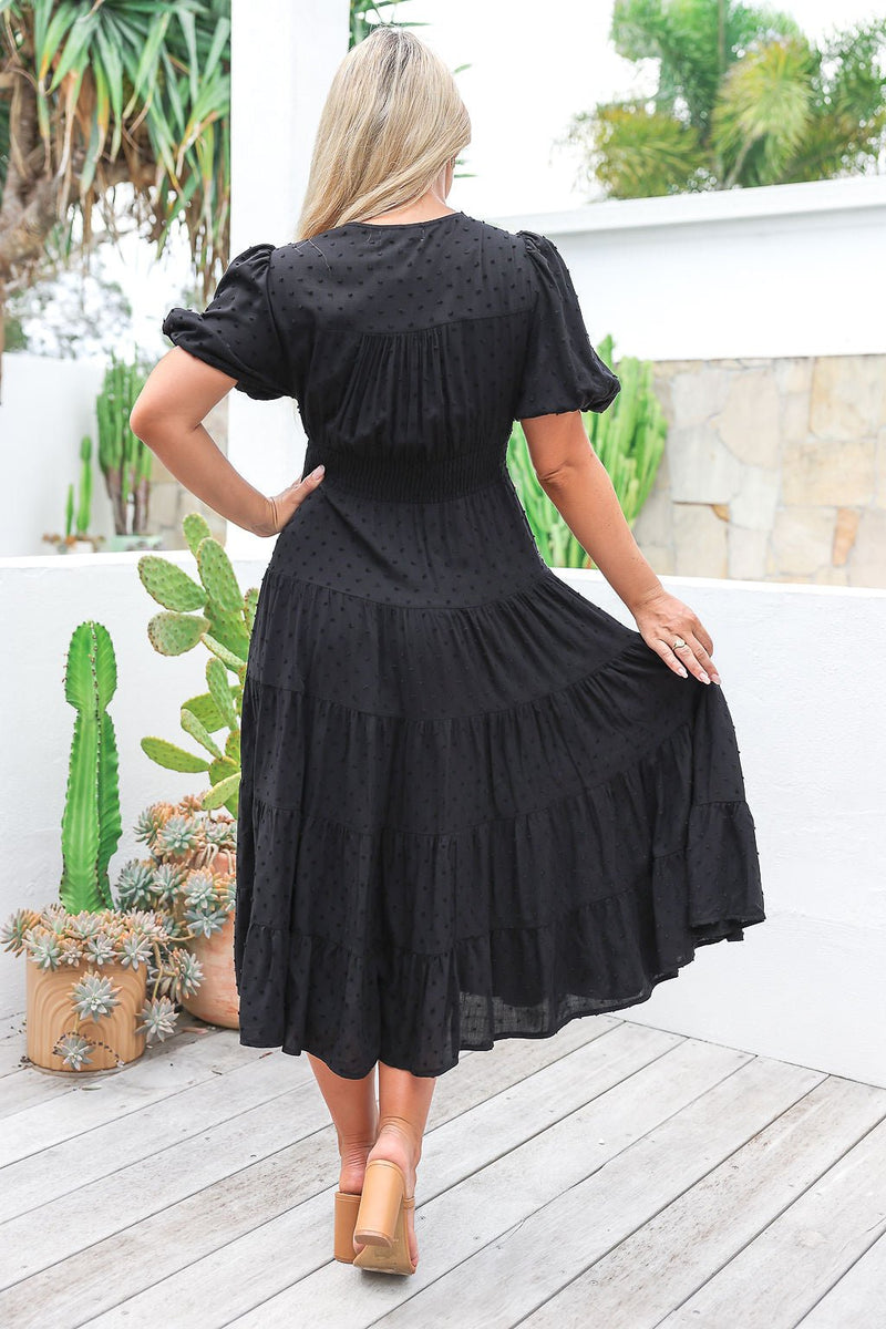 The Freya Dress - Onyx