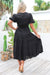 The Freya Dress - Onyx - Sparrow & Finch Boutique