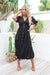 The Freya Dress - Onyx - Sparrow & Finch Boutique