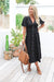 The Freya Dress - Onyx - Sparrow & Finch Boutique