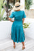 The Freya Dress - Teal Oasis - Sparrow & Finch Boutique