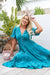 The Freya Dress - Teal Oasis - Sparrow & Finch Boutique