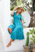 The Freya Dress - Teal Oasis - Sparrow & Finch Boutique