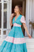 The Freya Dress - Whimsical Teal - Sparrow & Finch Boutique