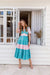 The Freya Dress - Whimsical Teal - Sparrow & Finch Boutique