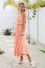 The Gingham Skirt - Orange - Sparrow & Finch Boutique
