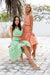 The Gingham Skirt - Orange - Sparrow & Finch Boutique