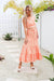 The Gingham Top - Orange - Sparrow & Finch Boutique