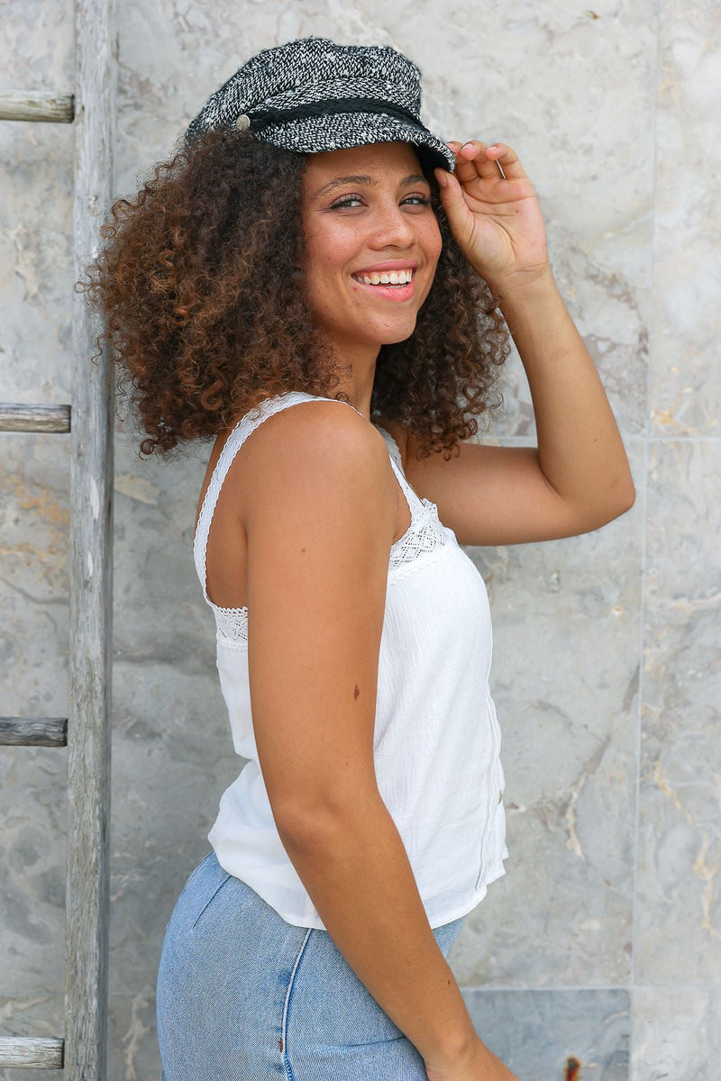 The Glimmer Top - White