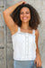 The Glimmer Top - White - Sparrow & Finch Boutique