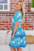 The Harmony Dress - Blue Belvedere - Sparrow & Finch Boutique