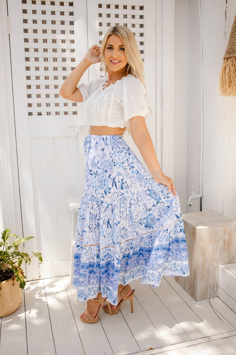 The Heather Top – White