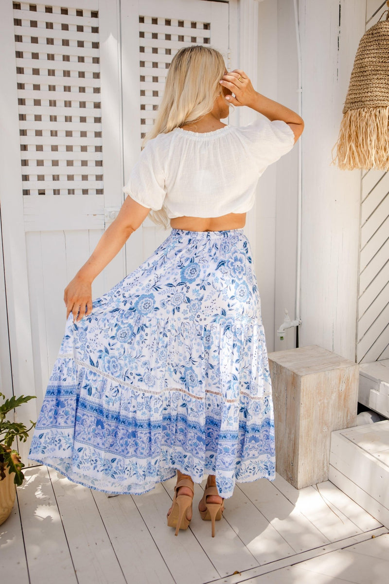 The Heather Top – White