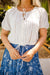 The Heather Top – White - Sparrow & Finch Boutique
