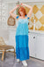 The Heidi Dress - Blue Ombre - Sparrow & Finch Boutique