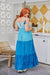 The Heidi Dress - Blue Ombre - Sparrow & Finch Boutique