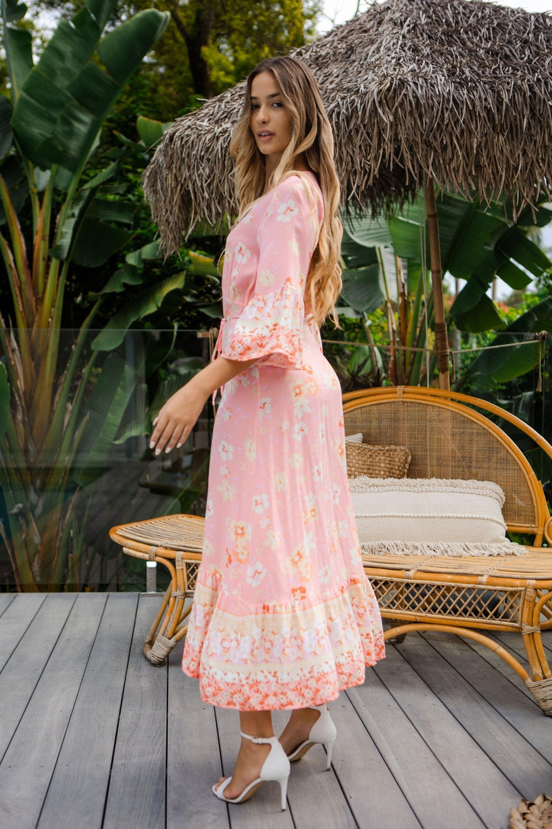 The Ida Dress - Pink Taffy