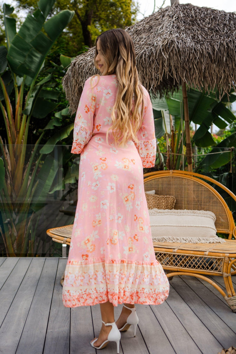 The Ida Dress - Pink Taffy