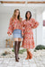 The Janis Top - Floral Wine - Sparrow & Finch Boutique