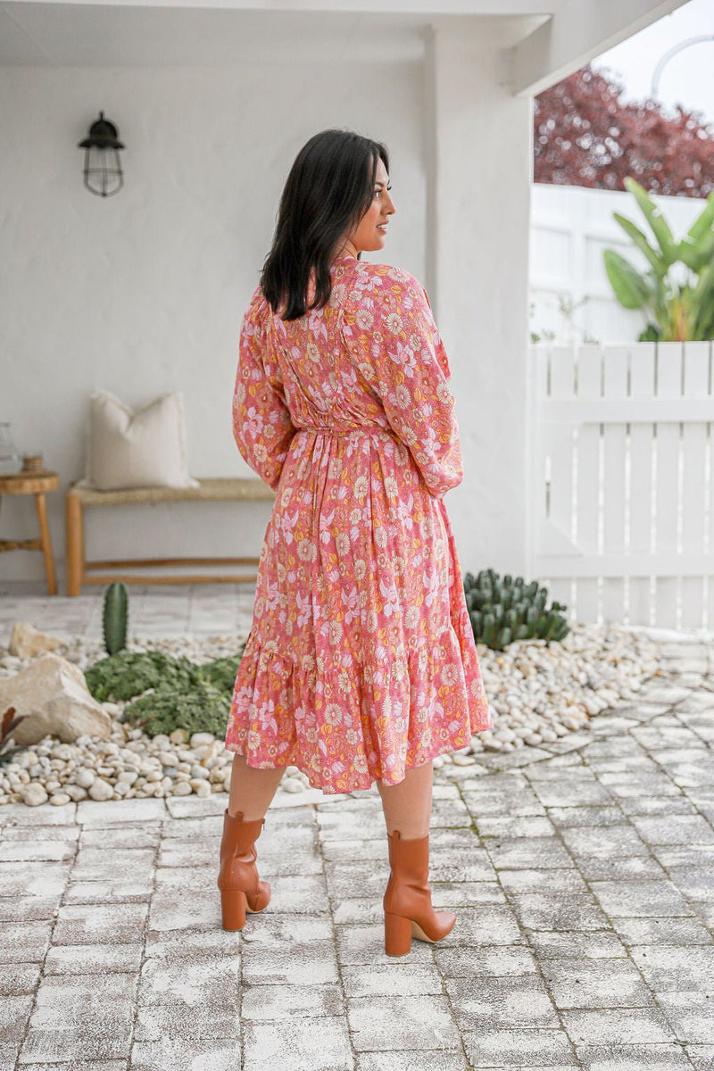 The Josephine Dress - Rose Quartz