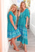 The Joslyn Dress - Dark Turquoise - Sparrow & Finch Boutique