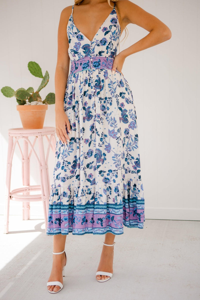 The Juniper Dress - Purple Sky