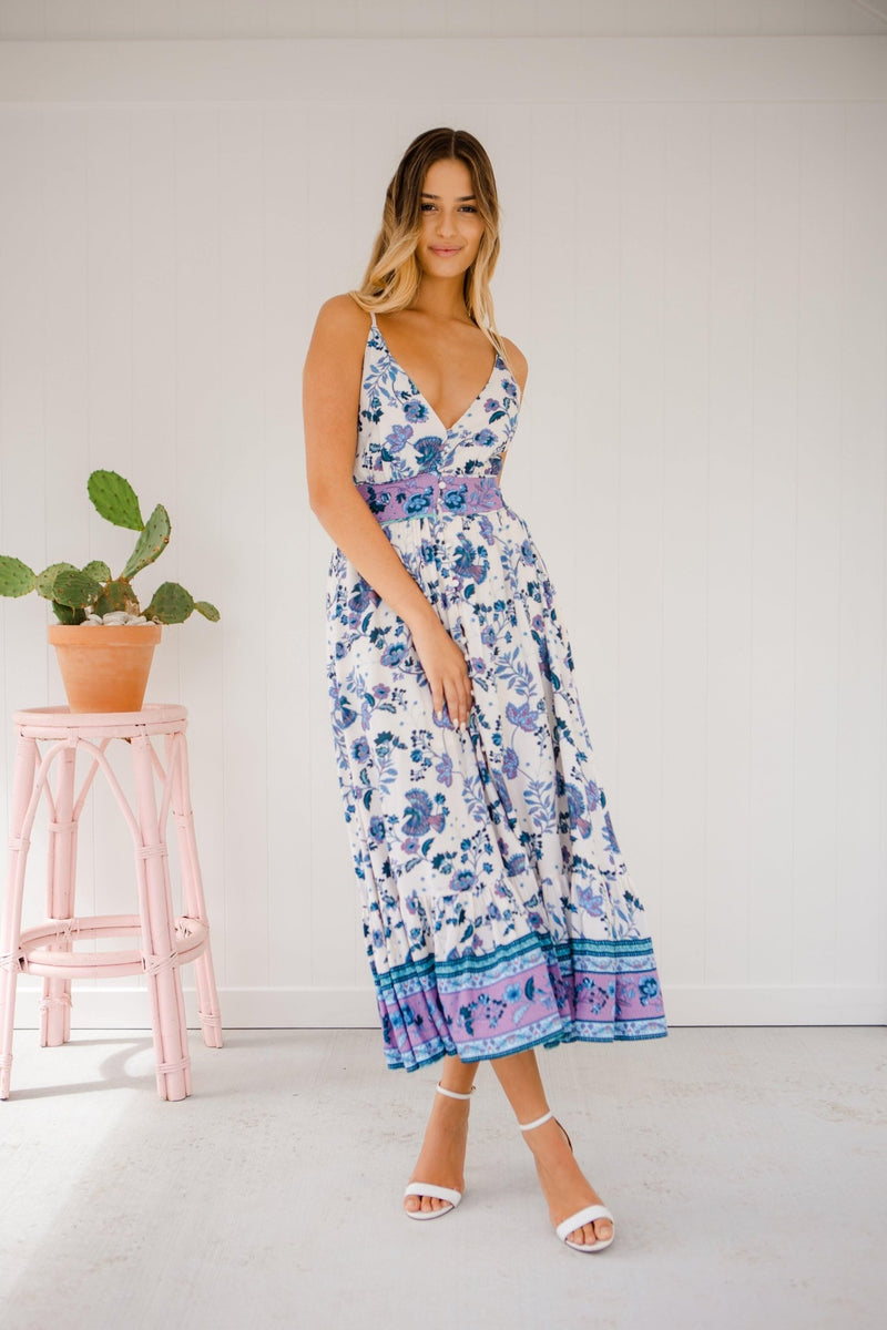 The Juniper Dress - Purple Sky