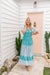 The Juno Dress - Spring Turquoise - Sparrow & Finch Boutique