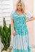 The Juno Dress - Spring Turquoise - Sparrow & Finch Boutique