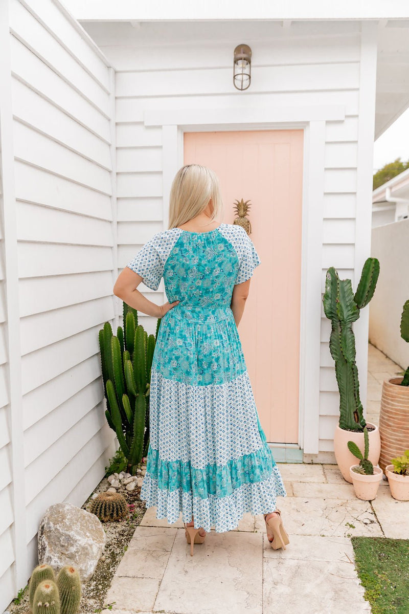 The Juno Dress - Spring Turquoise