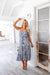 The Jupiter Dress - Retro Blue - Sparrow & Finch Boutique