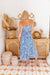 The Jupiter Dress - Retro Blue - Sparrow & Finch Boutique