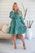 The Kaitlyn Dress - Green - Sparrow & Finch Boutique