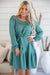 The Kaitlyn Dress - Green - Sparrow & Finch Boutique