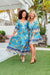 The Katya Dress - Tropical Blue - Sparrow & Finch Boutique
