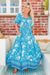 The Kehlani Dress - Blue Belvedere - Sparrow & Finch Boutique