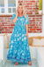 The Kehlani Dress - Blue Belvedere - Sparrow & Finch Boutique
