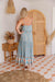 The Kristy Dress - Floral Blue - Sparrow & Finch Boutique