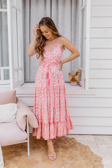 The Kristy Dress - Pink Camellia - Sparrow & Finch Boutique