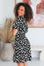 The Lacy Dress - Dark Polka Dot - Sparrow & Finch Boutique