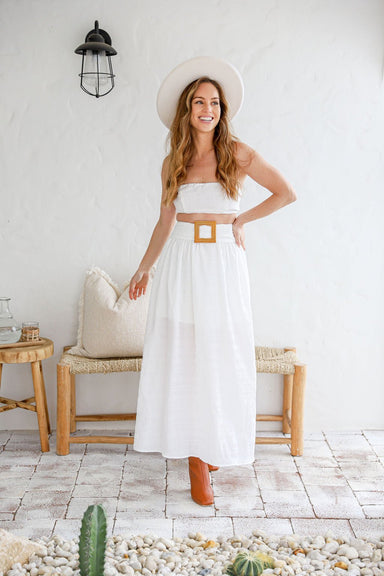 The Leilani Top - White - Sparrow & Finch Boutique