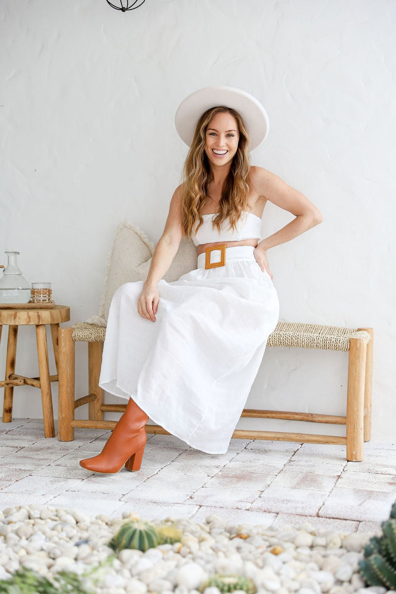 The Leilani Top - White