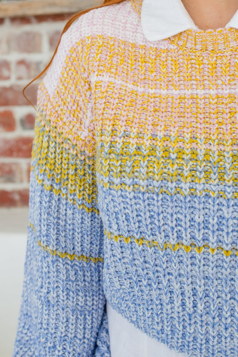 The Leo Knit - Pastel Rainbow