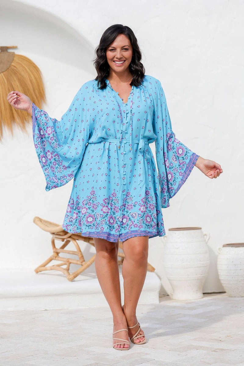 The Libra Dress - Blue Violet