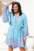 The Libra Dress - Blue Violet - Sparrow & Finch Boutique