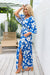 The Lindsay Dress - Botanic Blue - Sparrow & Finch Boutique