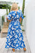 The Lindsay Dress - Botanic Blue - Sparrow & Finch Boutique