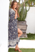 The Lindsay Dress - Dark Navy Boho - Sparrow & Finch Boutique