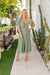 The Lotus Dress - Dark Olive - Sparrow & Finch Boutique