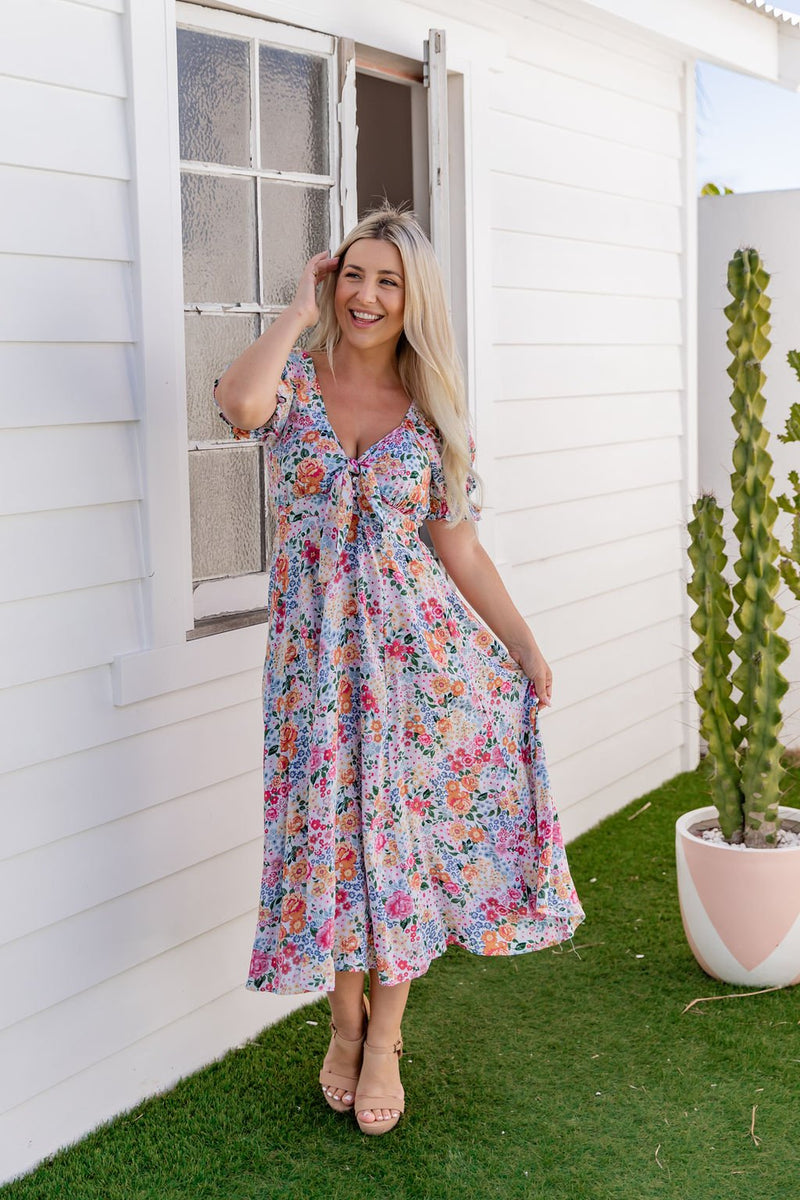 The Lotus Dress - Flower Bouquet